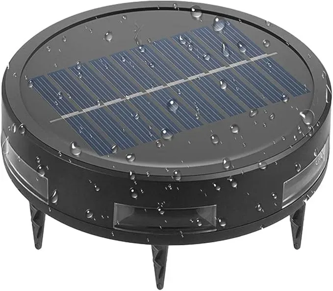  Lámpara Solar Al Aire Libre Solar Pared Piso Plegable 4 Leds