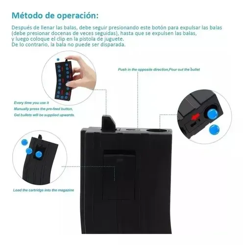 Pistola De Hidrogel M4 Camuflaje Automática De Juguete 