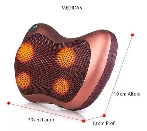 Almohada Relajantes Multi Masajeador Para Cuello y Hombros