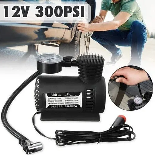 Compresor De Aire Portátil 12v Multifuncional