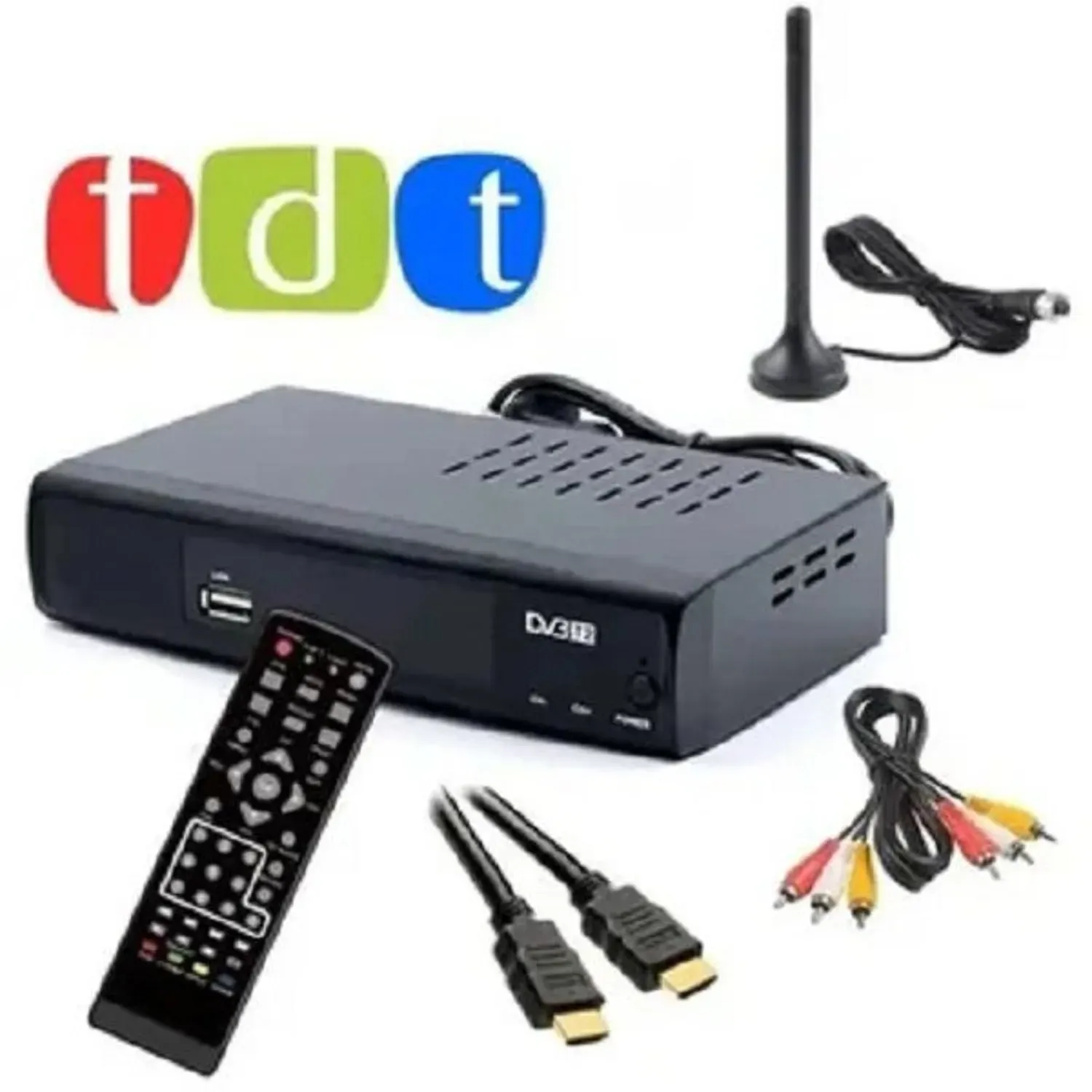 Tdt Decodificador Para Tv Receptor Televisor Codificador