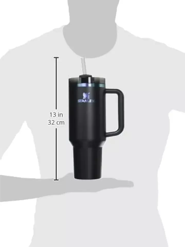 Vaso Stanley Quencher En Acero Inoxidable Black Chroma 40 OZ