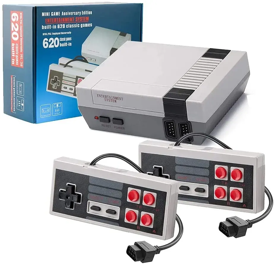 Consola De Juegos Retro Clásica 620 Juegos 2 controles 