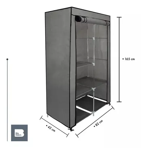 Mueble Closet Armario Organizador Tela Portatil Ropa Zapatos