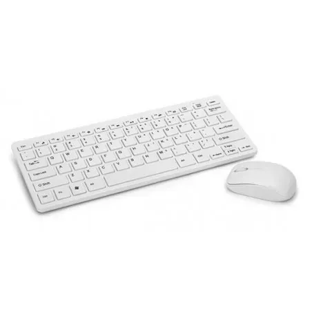 Combo Mini Teclado  Mouse Tipo Mac Inalámbrico