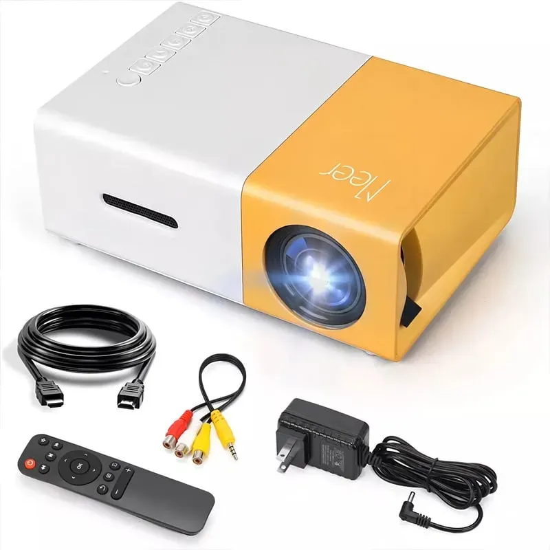 Mini proyector LED-USB Video Beam 600 Lumens Yg300