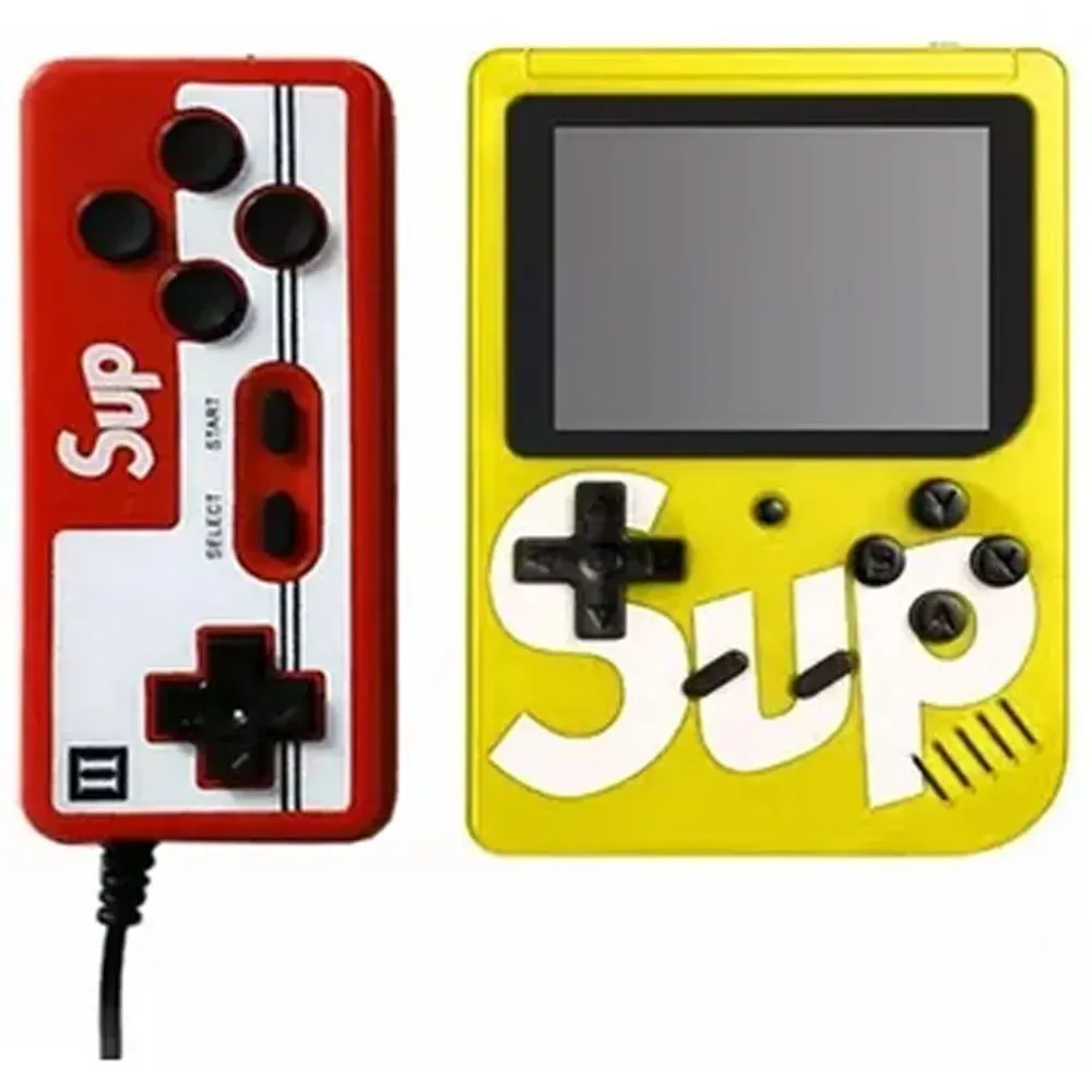 Game Boy SUP Control Pantalla HD Juegos Portatil Mini Consola Amarillo