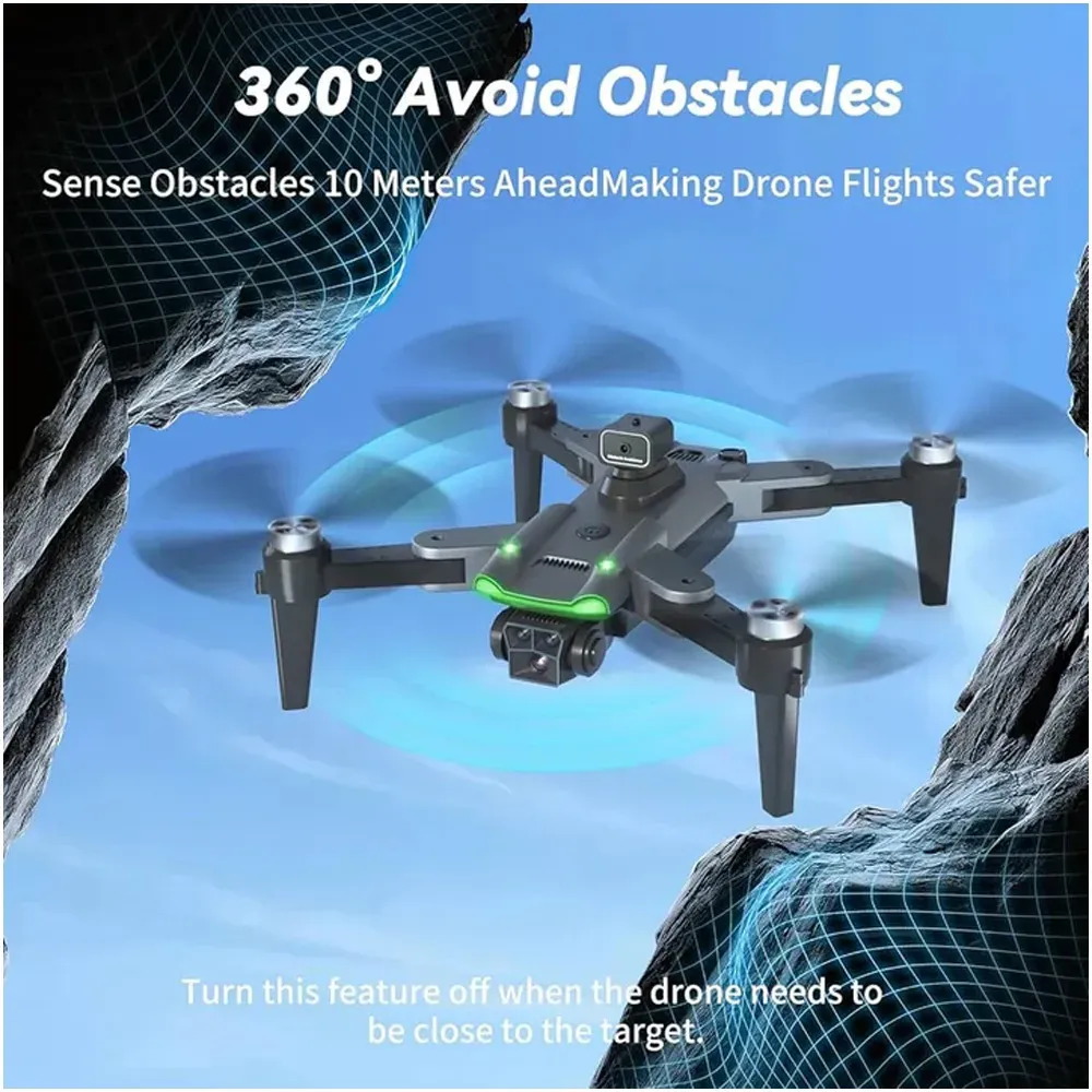 Dron Profesional Cámara HD Evita Obstaculos W3 Max Plegable