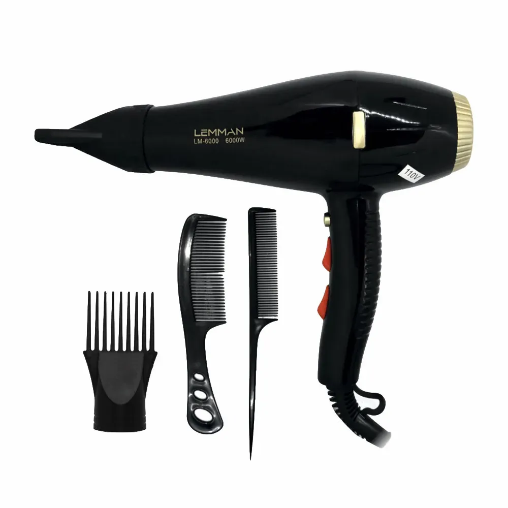 Secador Cabello Profesional Pelo Barbería Peluquería Lemman 6000w