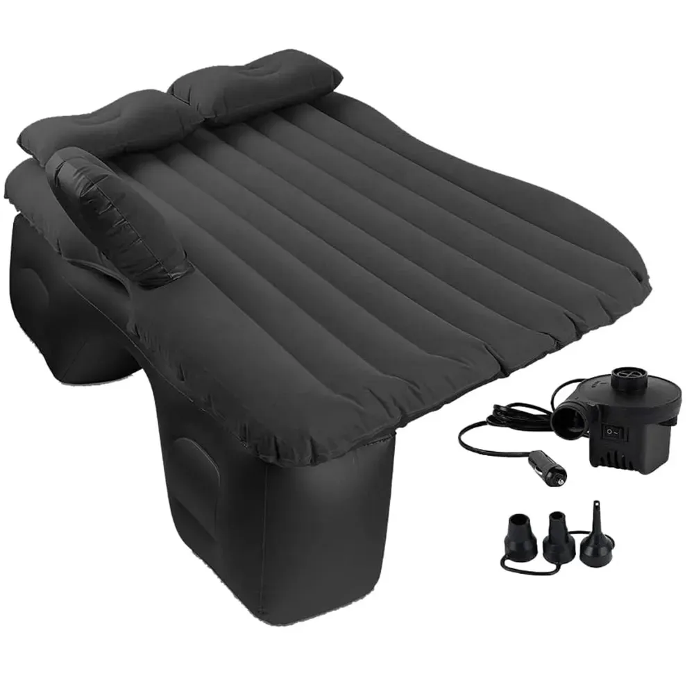 Colchon Inflable Carro Comodidad Completa Negro