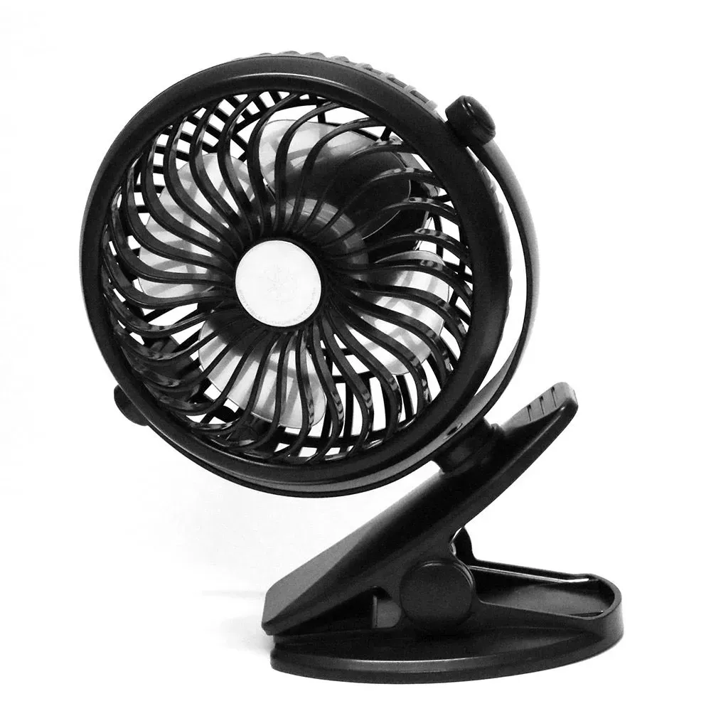 Mini Ventilador Abanico Pinza Portatil Recargable 3 Velocidades