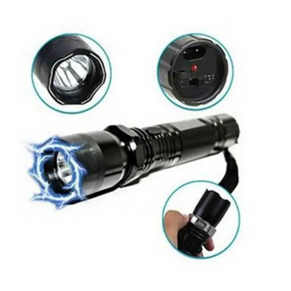 Linterna Recargable Taser Tabano  1101 Luz LED Defensa Personal