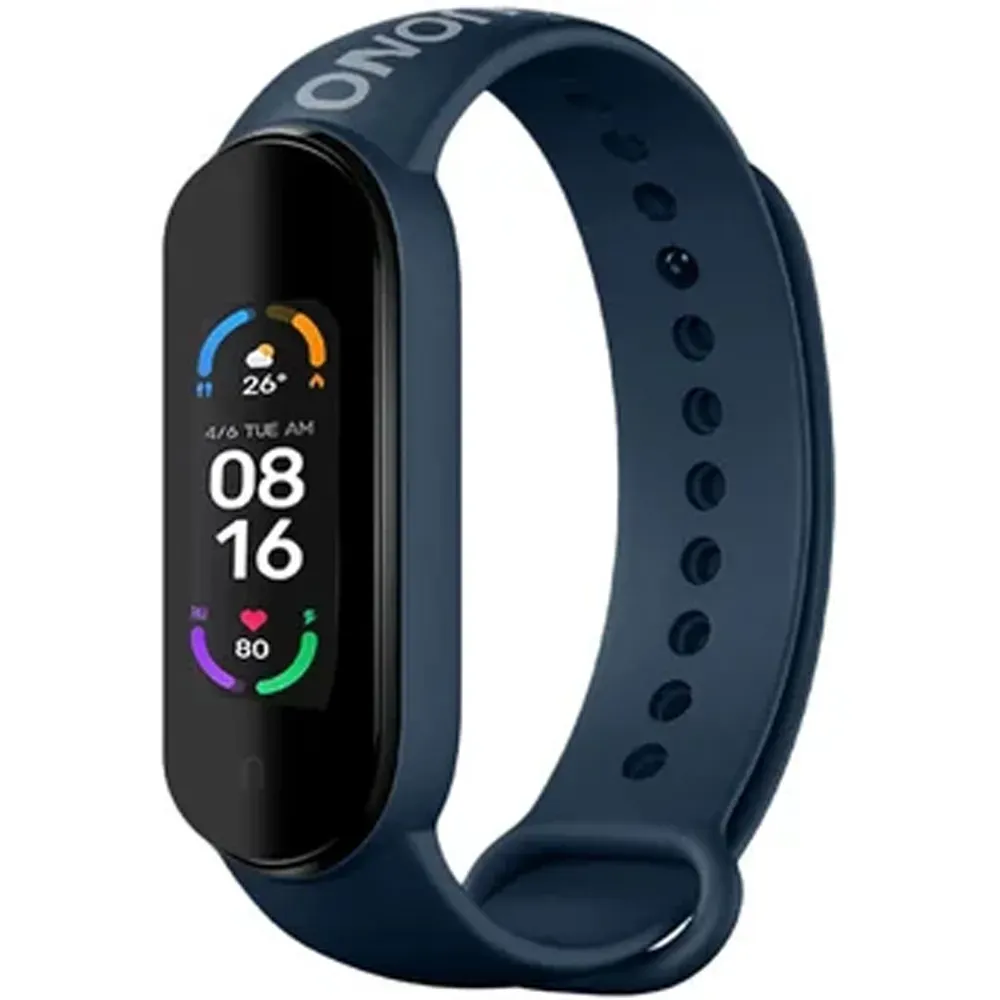 Reloj Inteligente Smart Band Azul M6 Digital Tactil Notificaciones