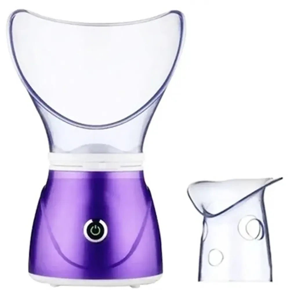 Sauna Facial BY1078 Spa Vaporizador Limpieza Profunda Rostro Morado