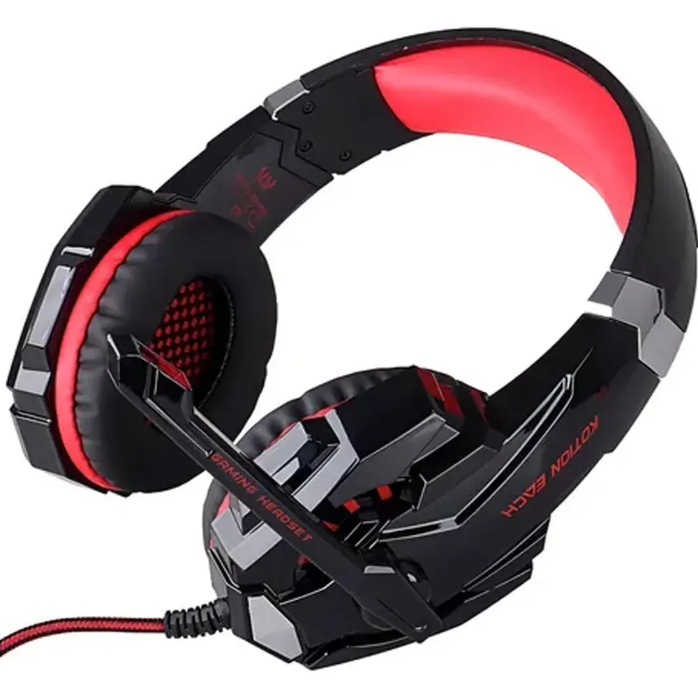 Audífonos Diadema Gamer Kotion G9000 Microfono Incorporado USB Luz Led