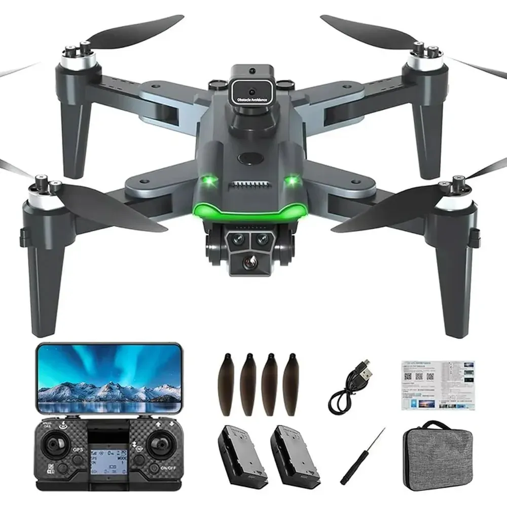 Dron Profesional Cámara HD Evita Obstaculos W3 Max Plegable