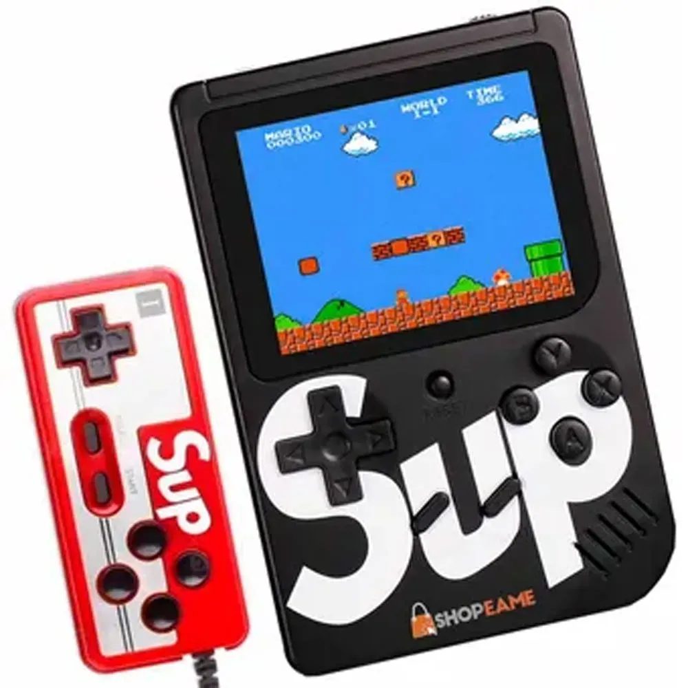 Game Boy SUP Control Pantalla HD Juegos Portatil Mini Consola Negro