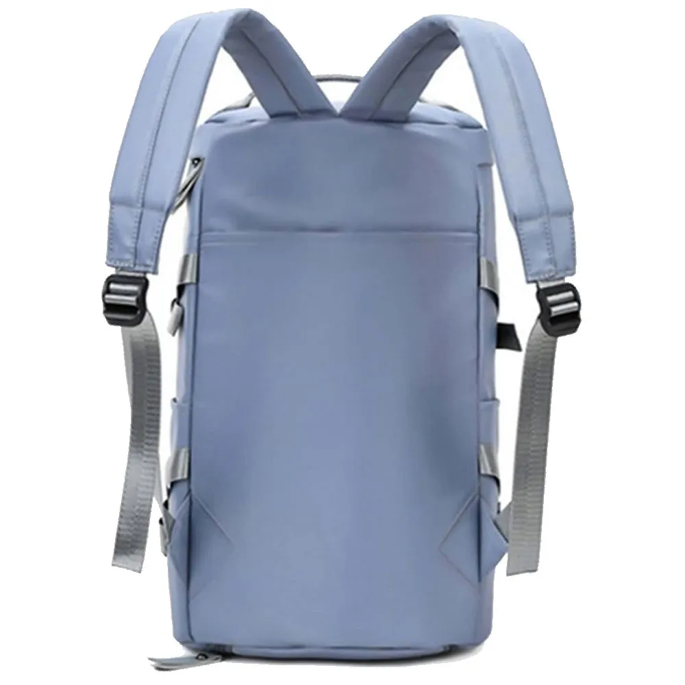  Morral Viajera Multi Compartimiento Bolso Deportivo Azul Celeste MT205