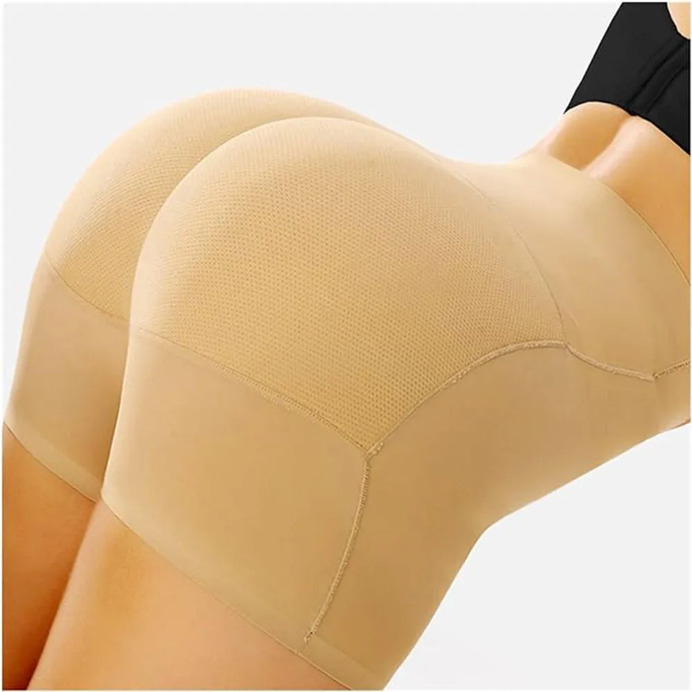 Faja Body Levanta Gluteo Cintura Alta Moldeadora Beige  