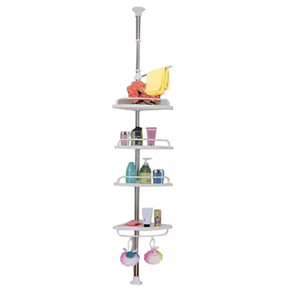 Organizador Esquinero WDH Baño Productos Aseo Niveles 4 Soporte BL