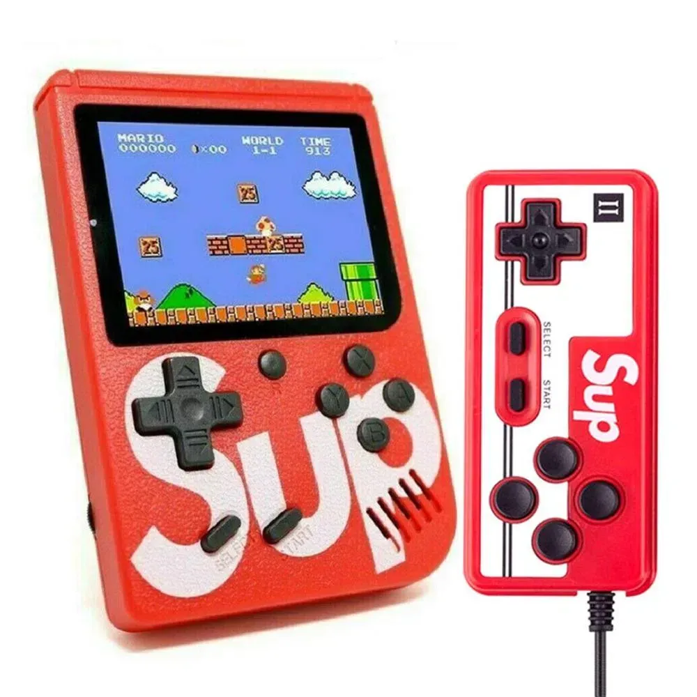 Game Boy SUP Control Pantalla HD Juegos Portatil Mini Consola Roja