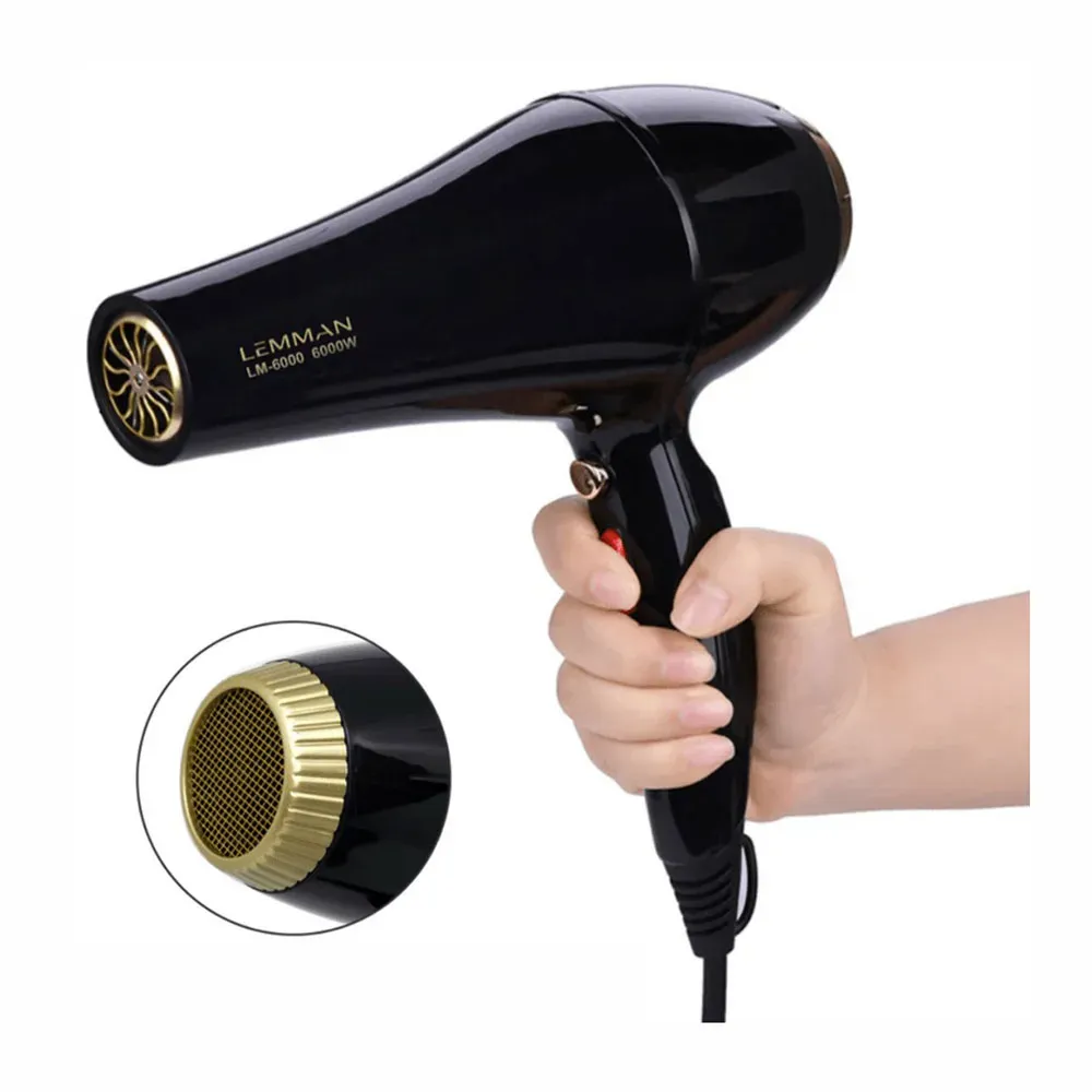 Secador Cabello Profesional Pelo Barbería Peluquería Lemman 6000w