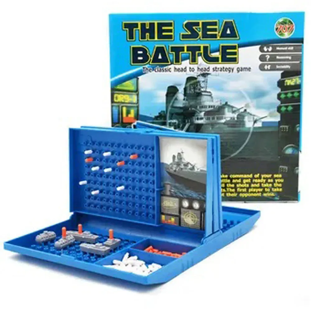 Juego Mesa Batalla Naval Didactico Logica Estrategia Accesorios