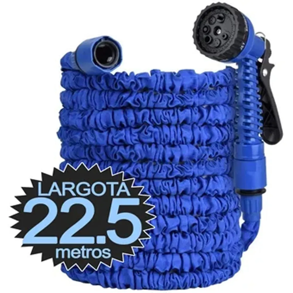 Manguera Expandible 22,5m con Pistola Expansible Magic Hose AZUL