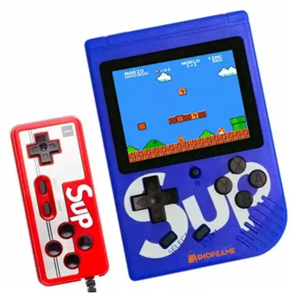 Game Boy SUP Control Pantalla HD Juegos Portatil Mini Consola Azul