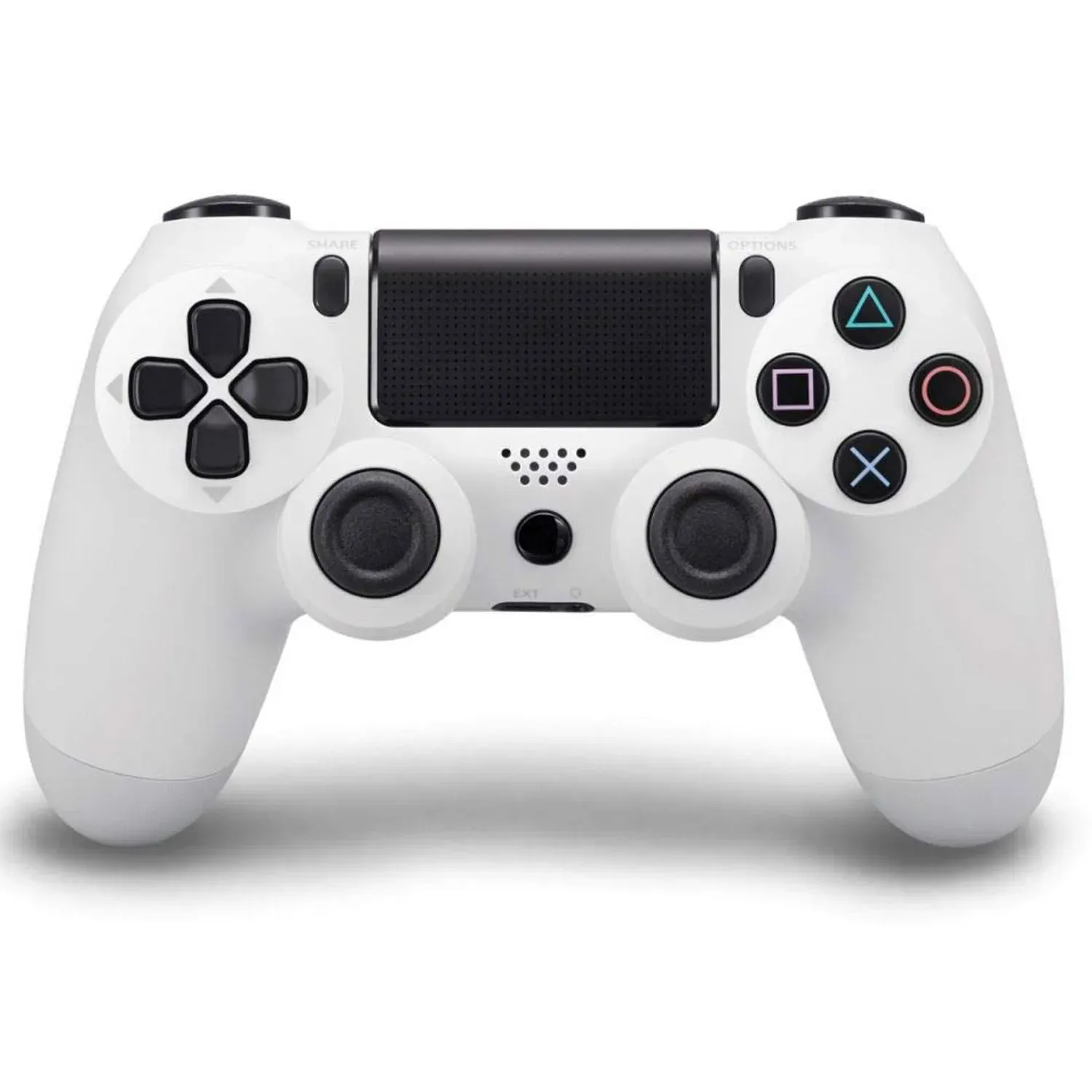 Control Playstation 4 Ps4 Generico DualShock Led Tactil Recargable Blanco