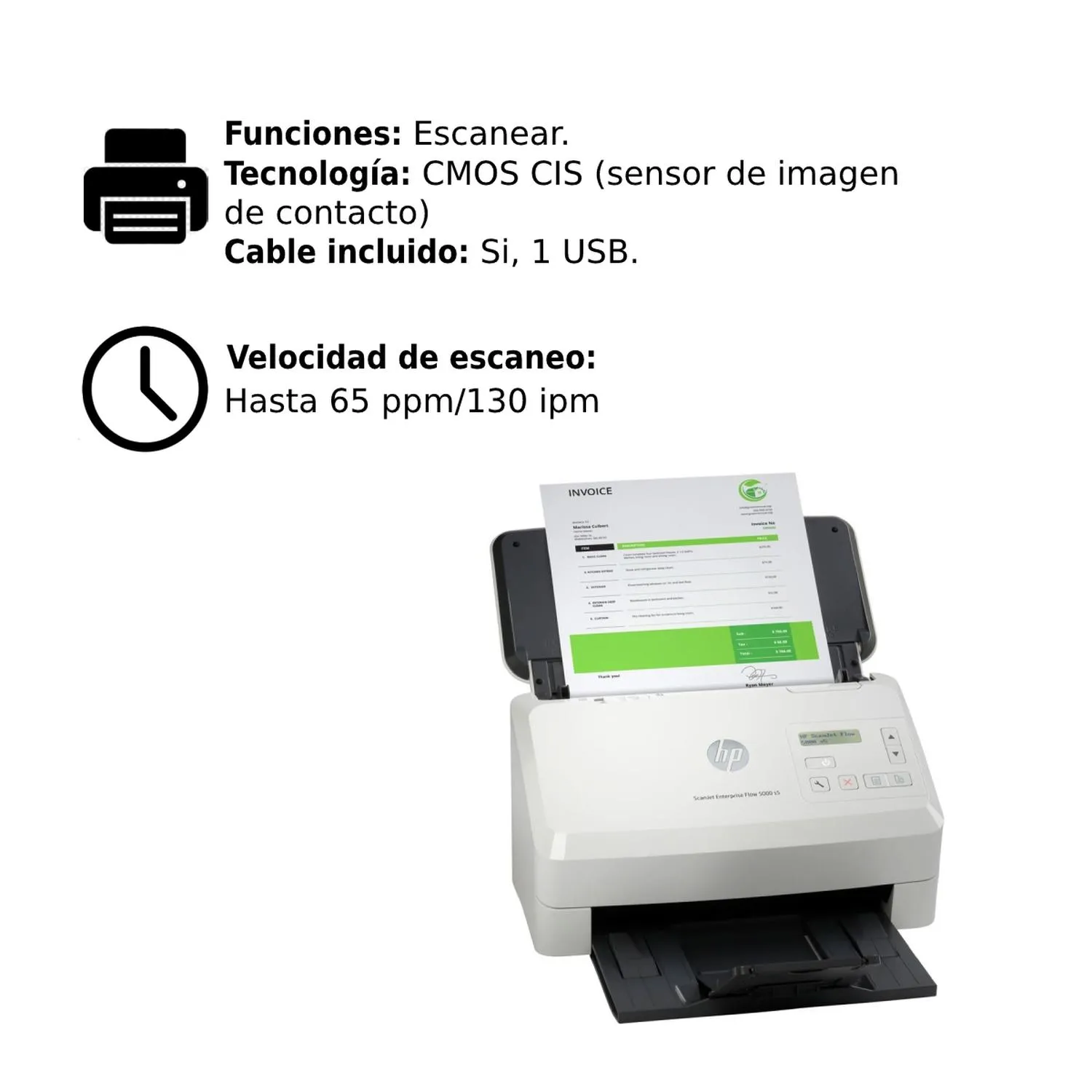 Escaner Hp Scanjet Enterprise Flow 5000 S5