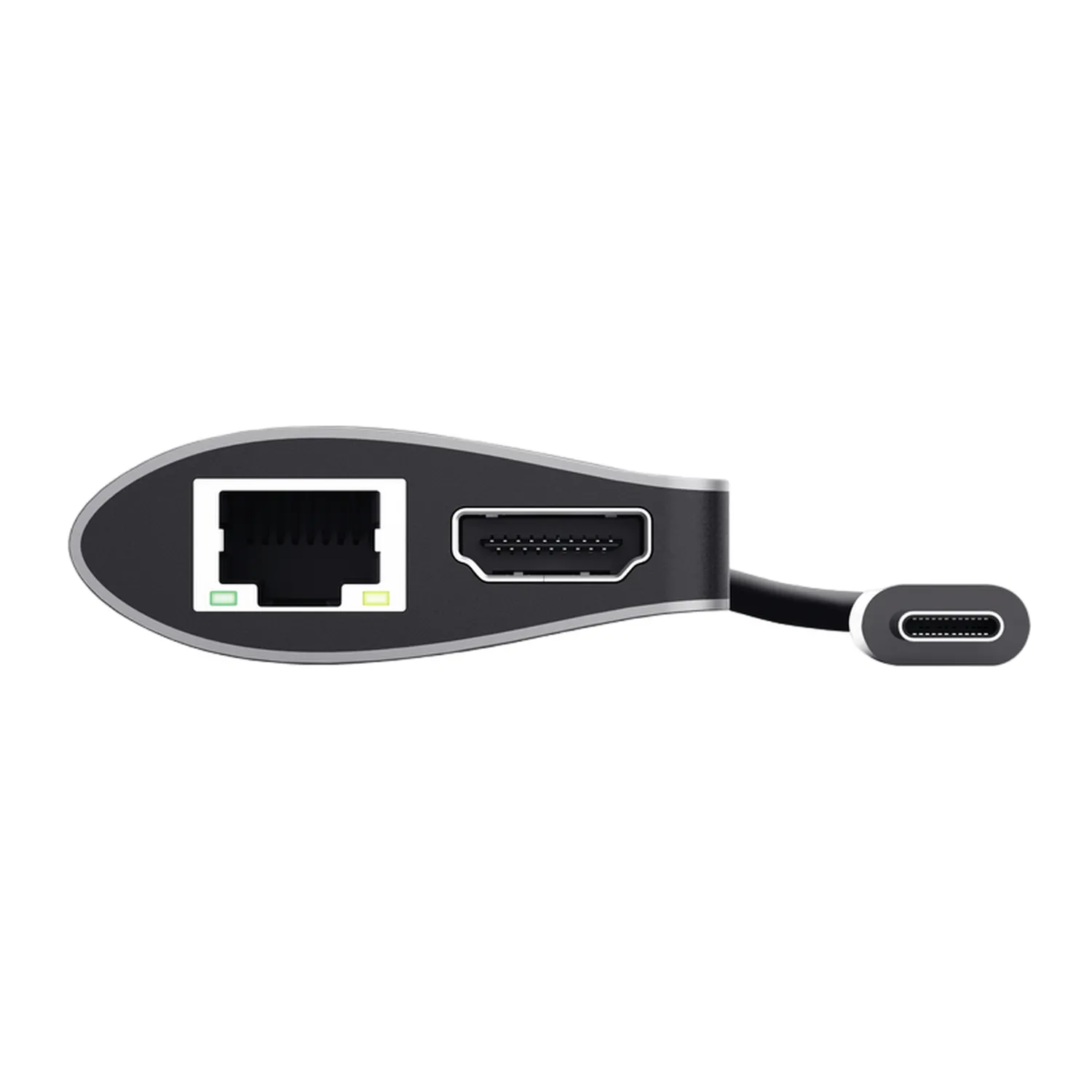 Adaptador Multipuerto Trust Usb-C, 7 en 1 Negro