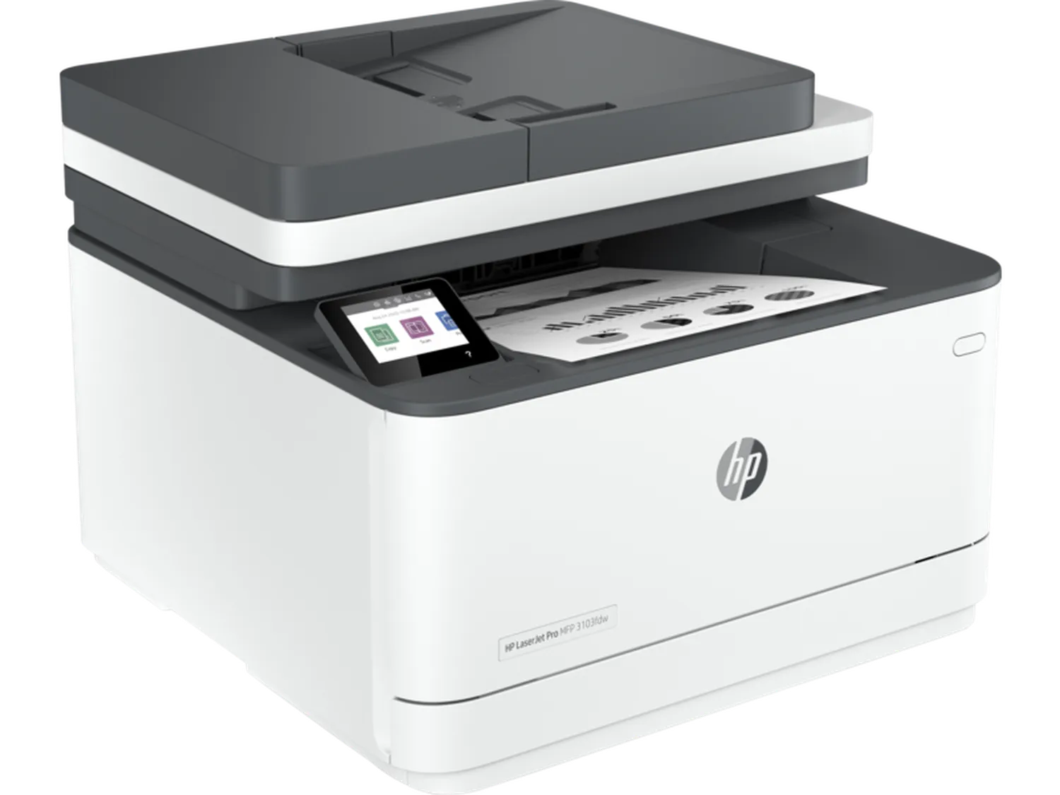 Impresora Hp LaserJet Multifuncional M3103fdw Blanca