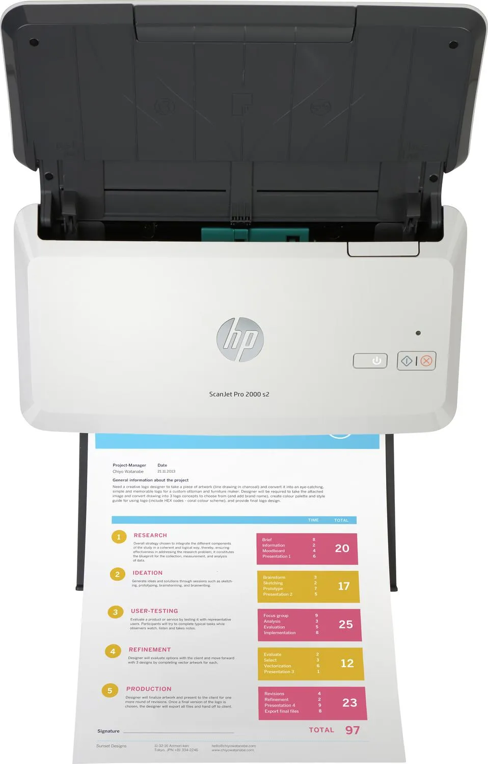 Escaner Hp Scanjet Pro 2000 S2 Con Alimentacion De Hojas