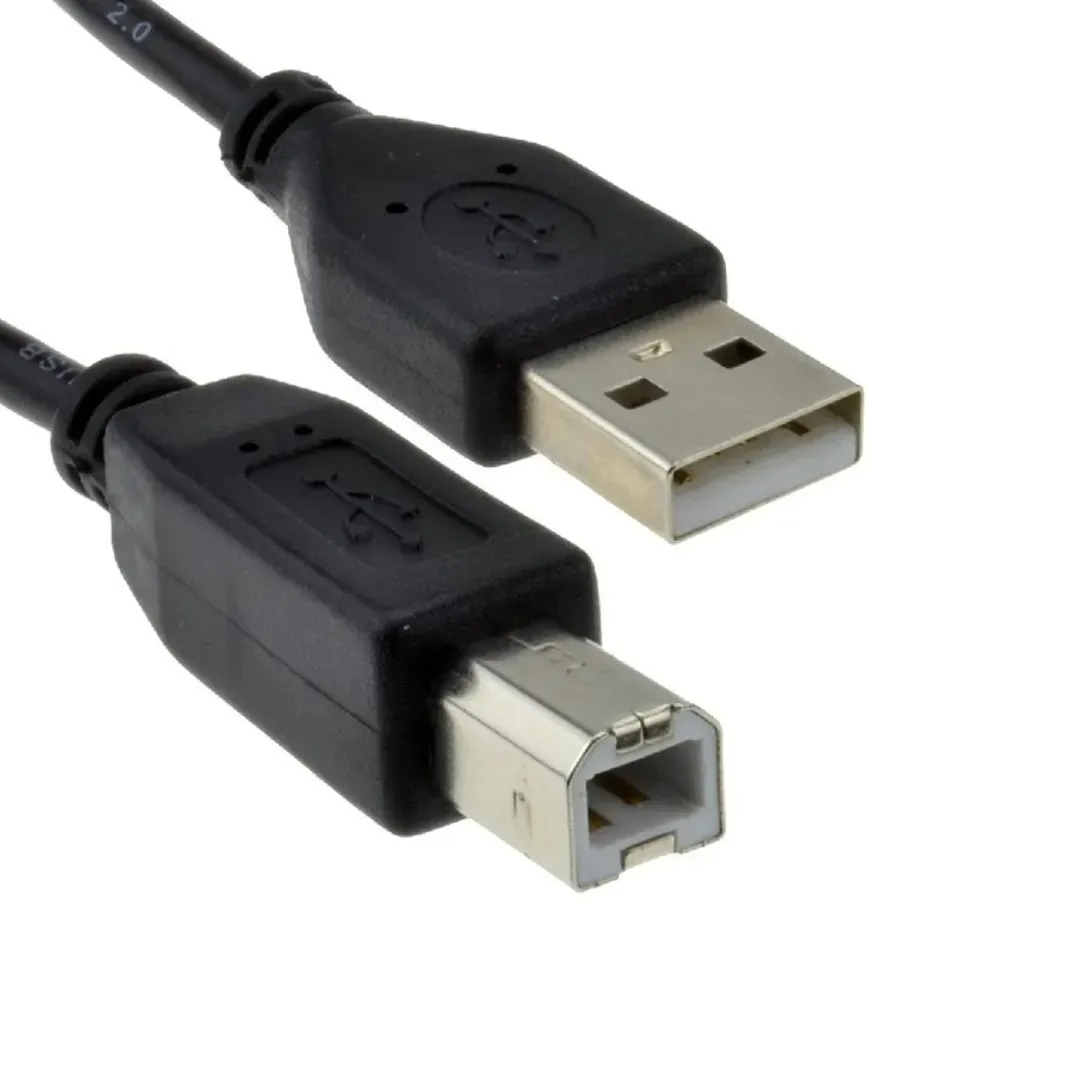 Cable Usb 2.0 Para Impresora 1,8 mts Negro