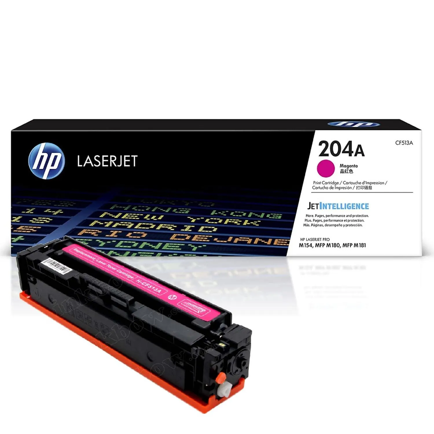 Cartucho Original De Tóner Hp 204A Magenta, 900 Páginas