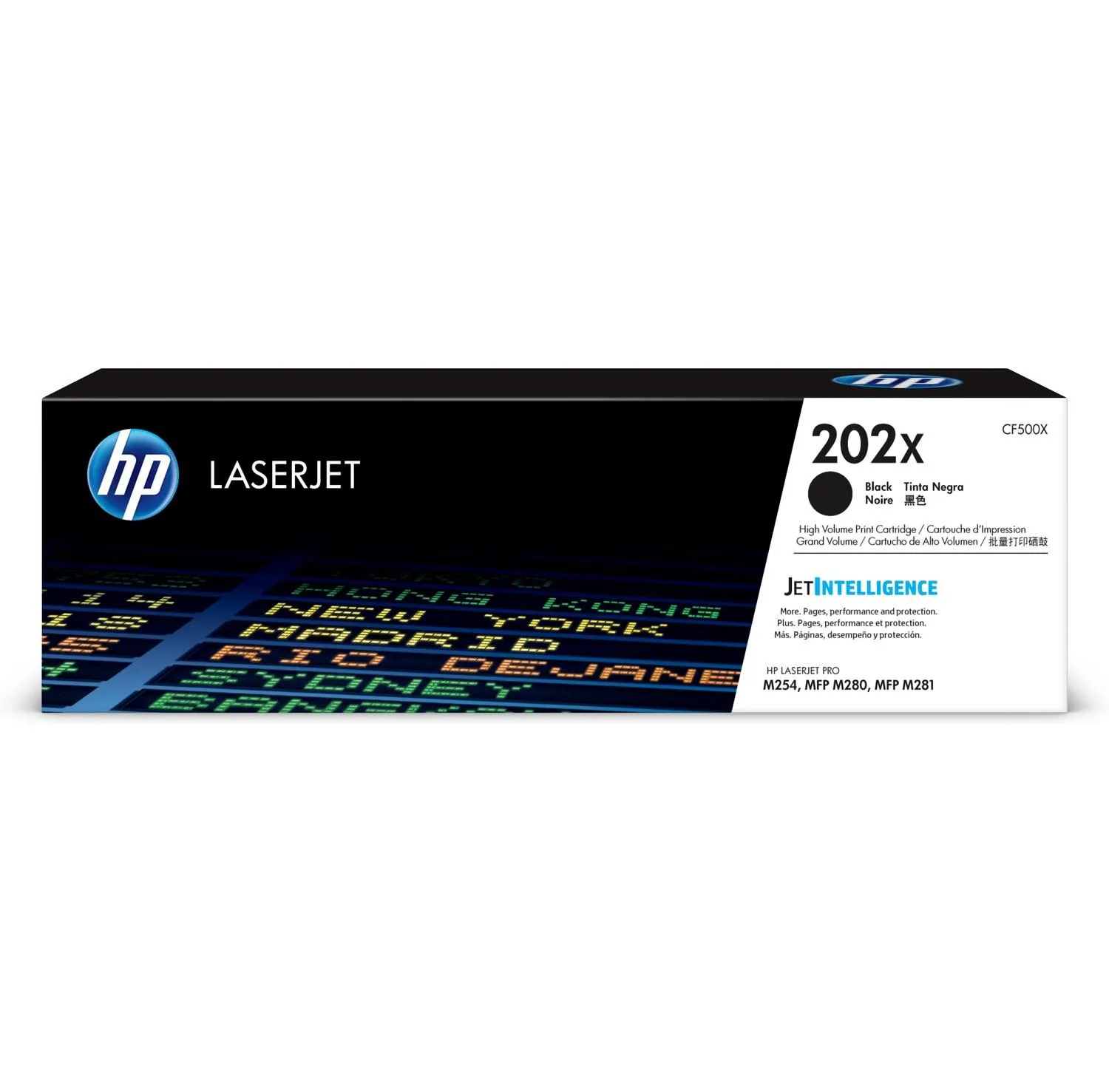 Cartucho Original De Tóner Hp 202x Alto Rendimiento Negro, 3.200 Páginas