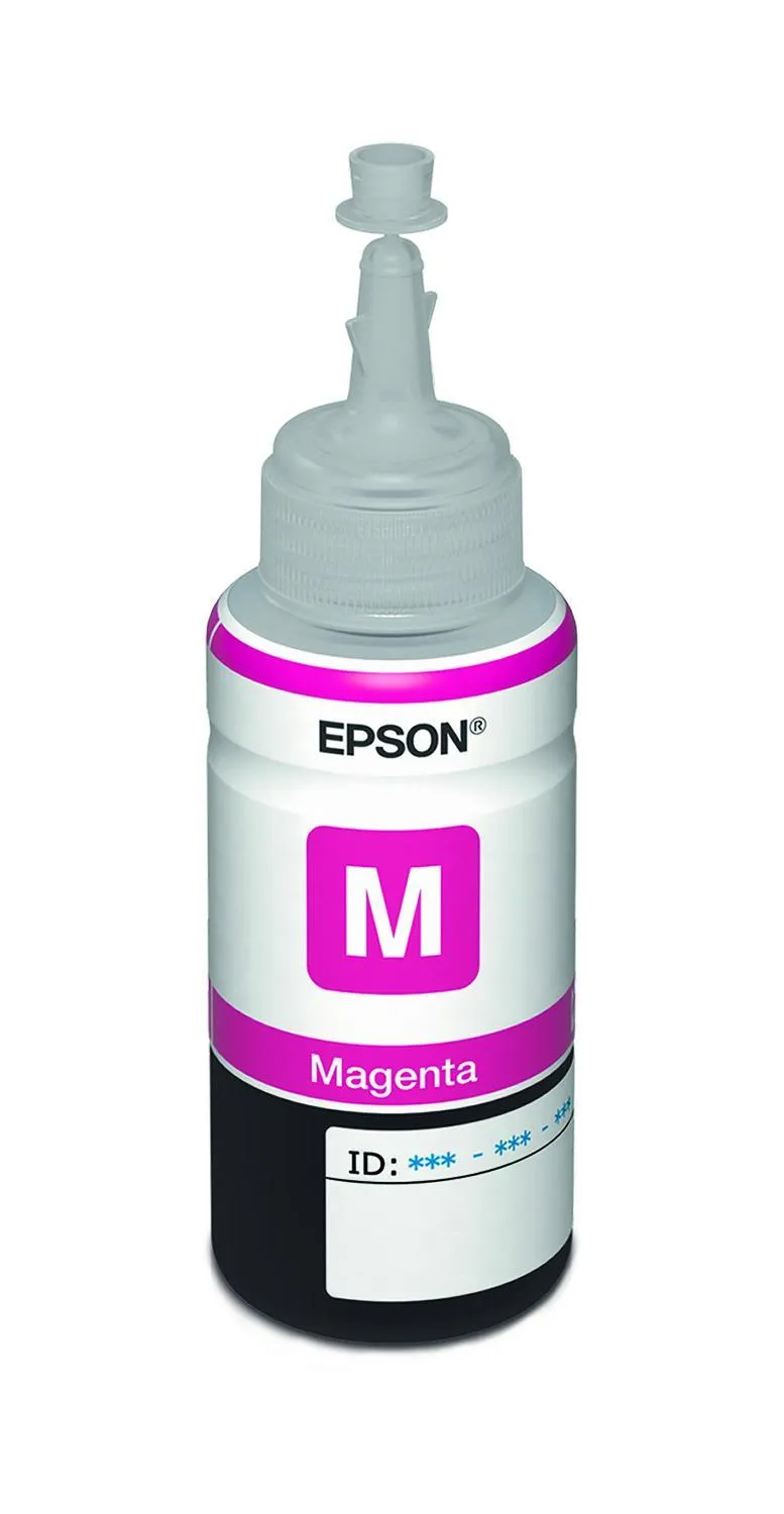 Botella Original De Tinta Epson 664 Magenta, 7.500 Páginas, 70 ml