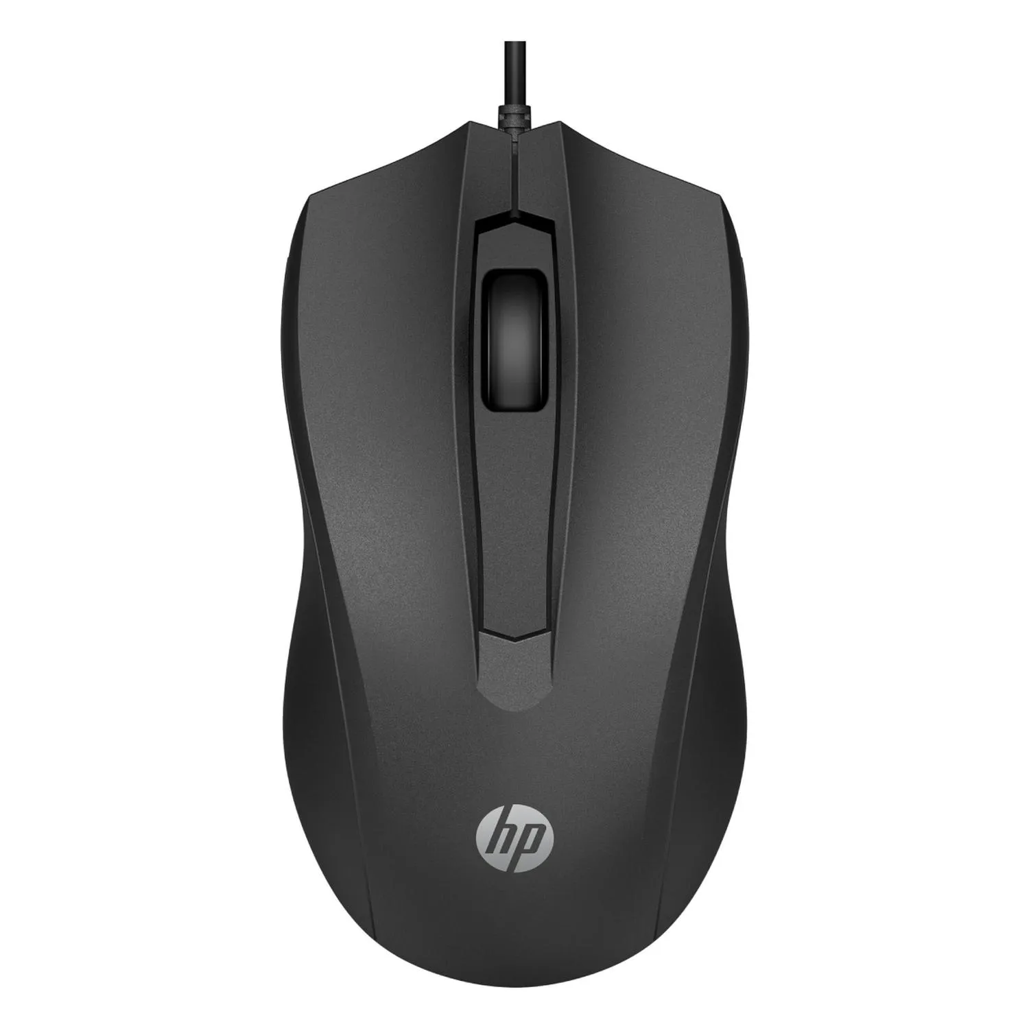 Mouse Con Cable Hp 100 Negro