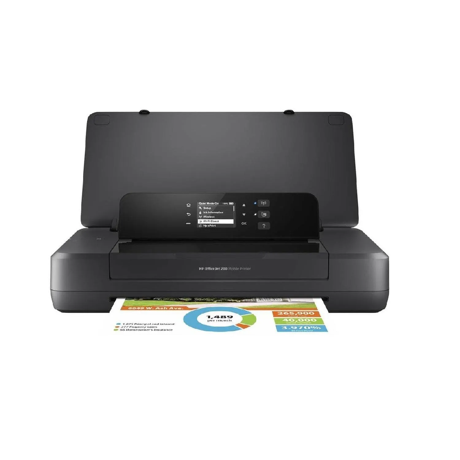 Impresora Portatil Hp Officejet Pro 200 Wifi Negra