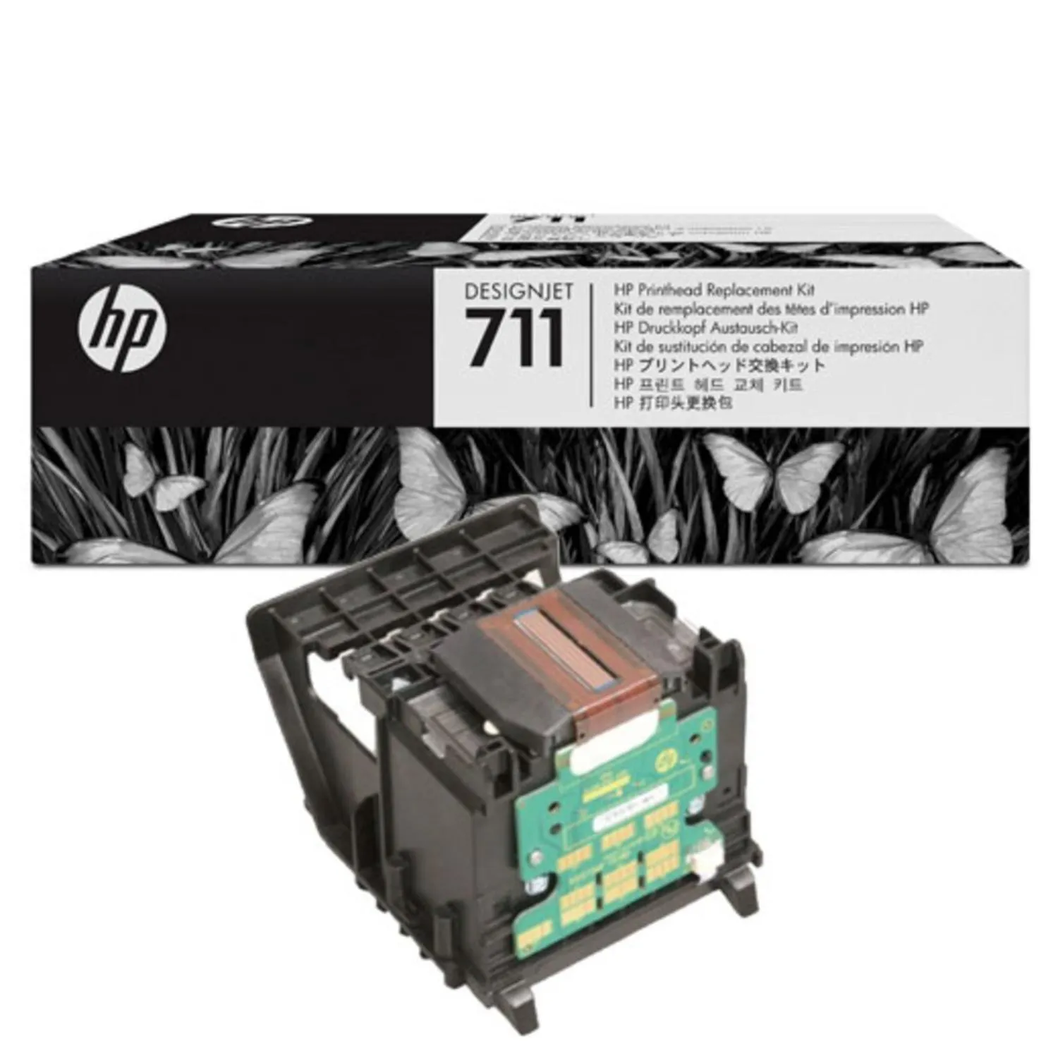 Cabezal Original De Impresión Hp 711, 4 Colores