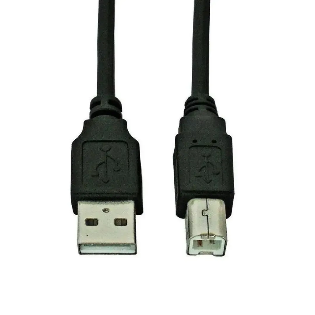 Cable Usb 2.0 Para Impresora 1,8 mts Negro