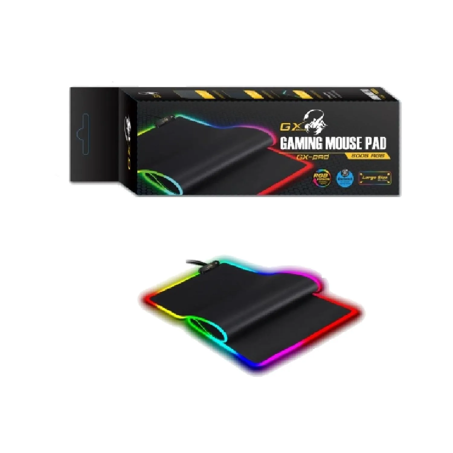 Pad Mouse Gamer Genius Gx 800s Rgb Negro