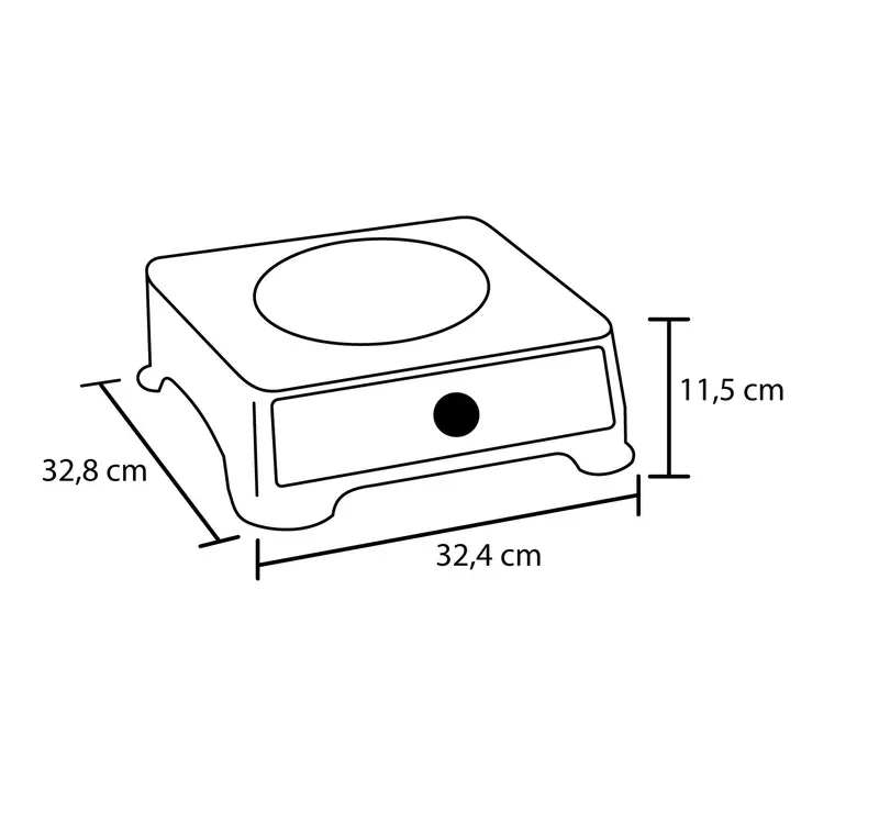 Cocineta Haceb 1 Puesto  Electrica Gris