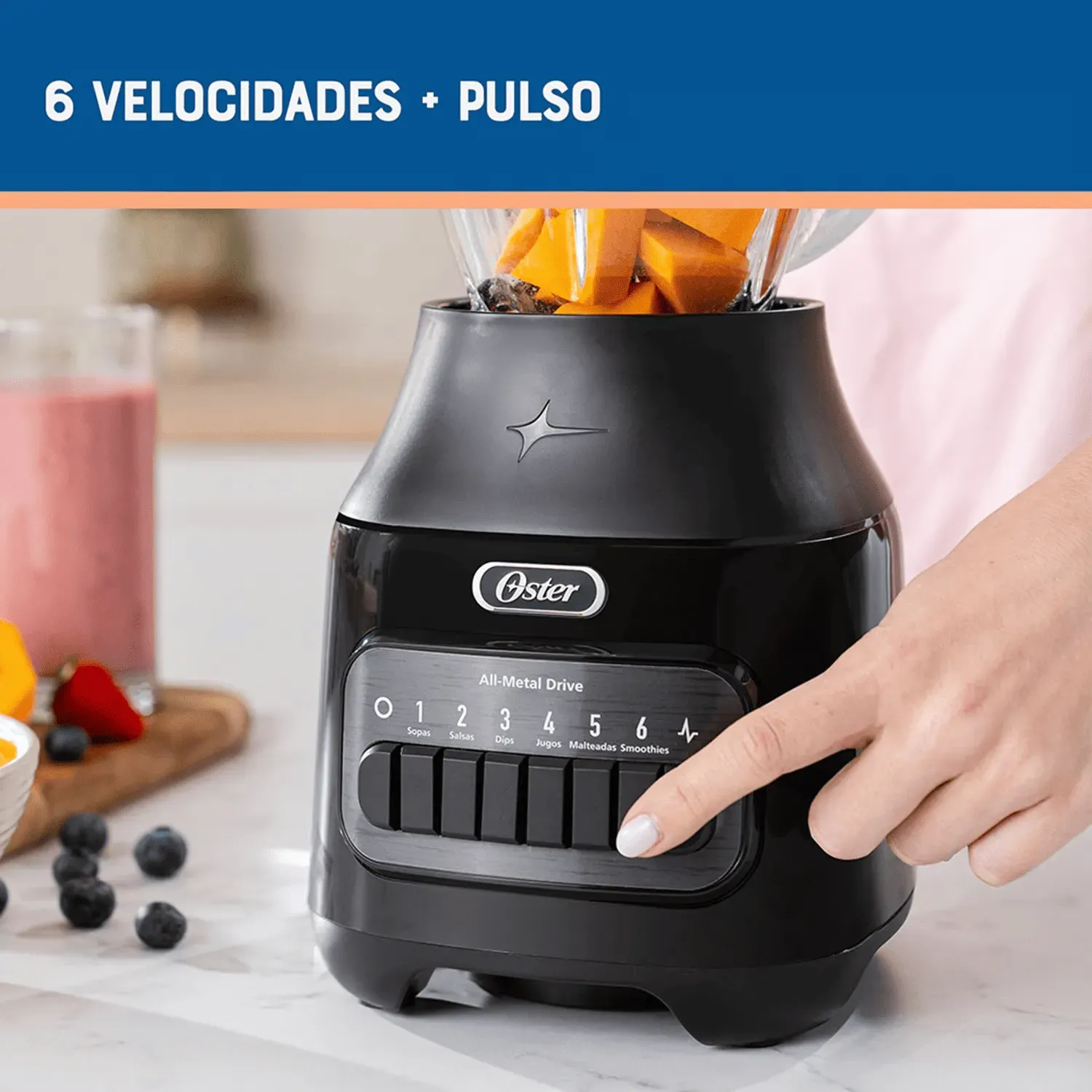 Licuadora Oster® 6 Velocidades 550 W