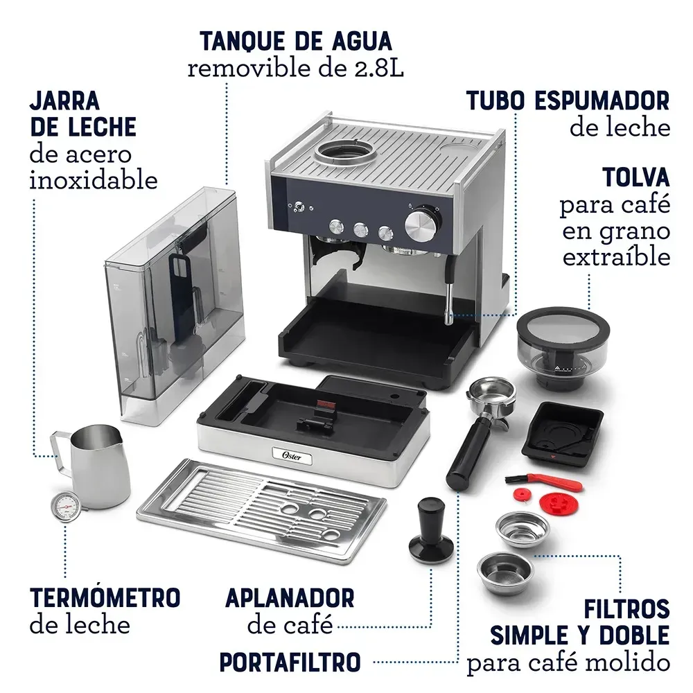 Cafetera OSTER para Espresso Perfect Brew Máxima