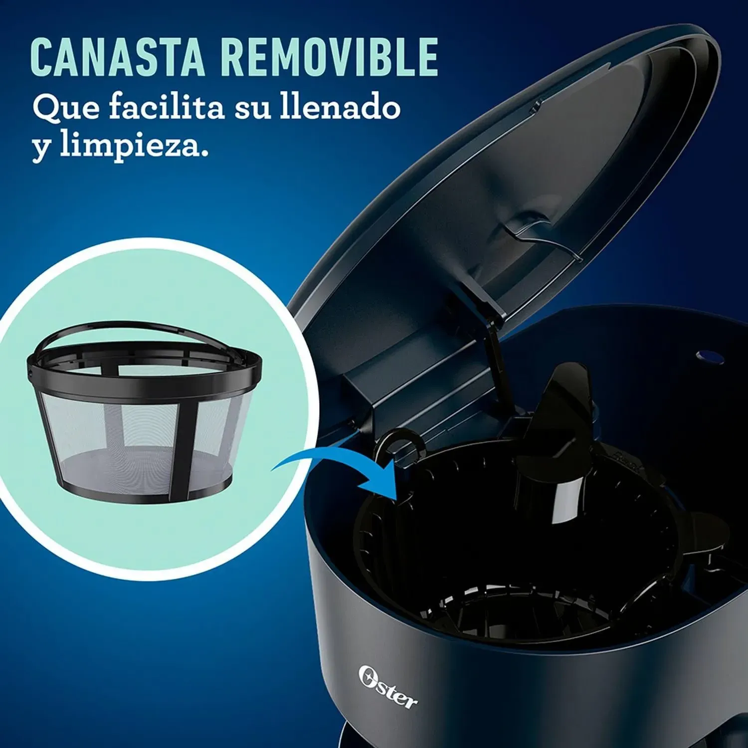 Cafetera OSTER Capacidad 12 Tazas Jarra Vidrio Original