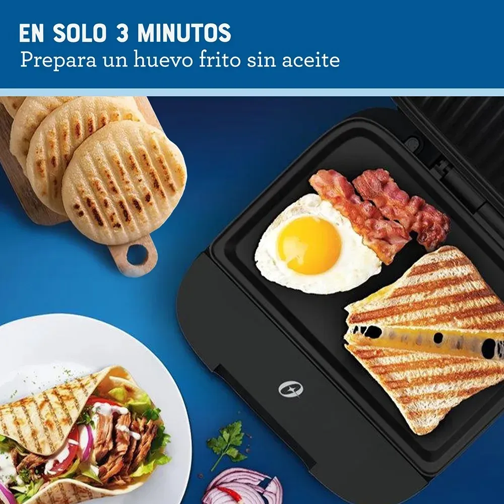 Sandwichera OSTER Compacta Con Platos Hondos