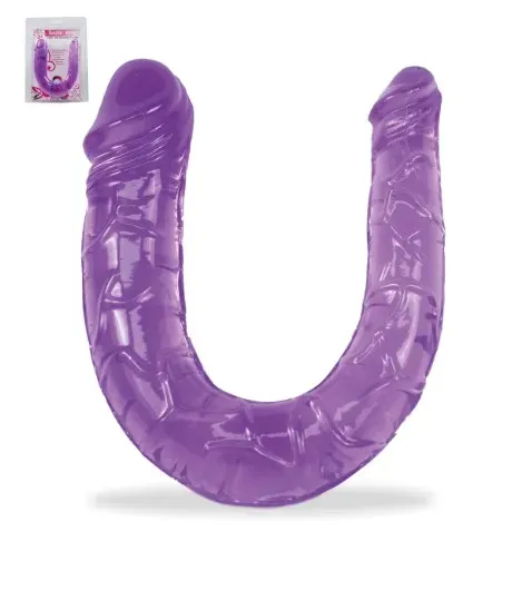 Dildo Doble Hydra Morado 29cm