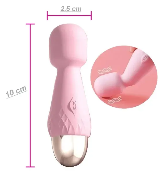 Vibrador Hitachi Lunara Rosado